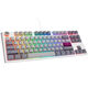 Ducky One 3 Mist Grey TKL Gaming Keyboard, RGB LED - MX-Blue (US)