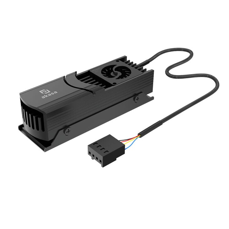 Akasa Gecko Pro LX M.2 cooler - black image number 4