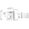 be quiet! Light Base 600 LX PC Case, Mid Tower, Tempered Glass, ARGB - white image number null