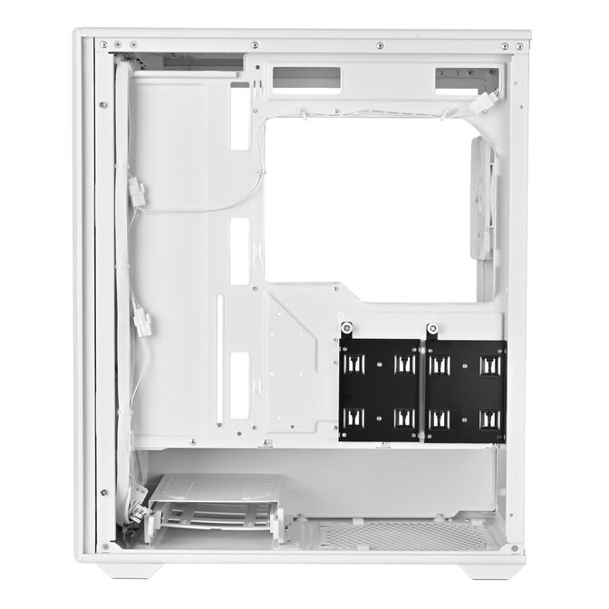 SilverStone FARA 515XR PC case, Mid Tower, ATX, RGB, Tempered Glass - white image number 7
