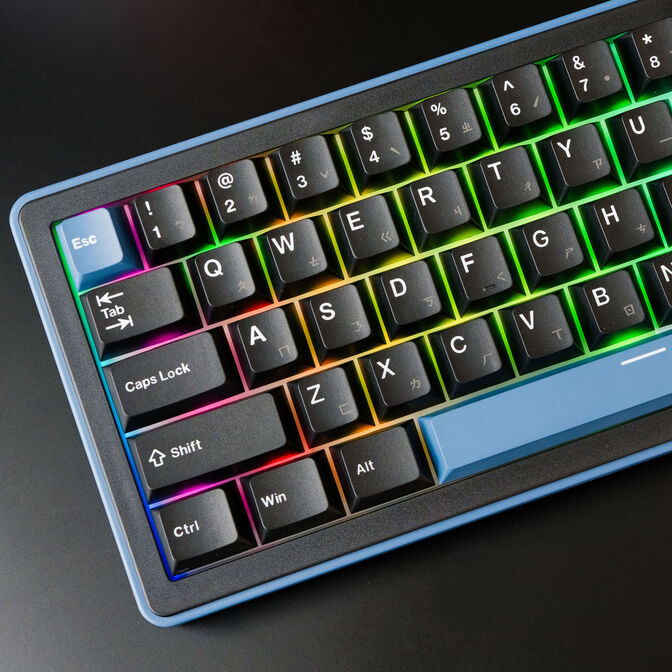 Ducky OK-M 65 Gaming-Tastatur, 65%, Hot-Swap-f&auml;hig, RGB, ISO - KTT Linear image number 9