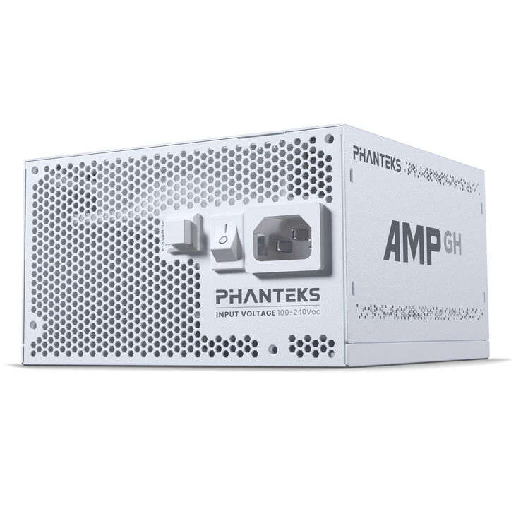 PHANTEKS AMP GH 1200W 80 PLUS Platinum Power Supply, PCIe 5.1, ATX 3.1 - 1200 Watts, white image number 2
