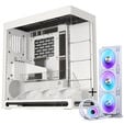 HAVN HS 420 VGPU PC Case + PHANTEKS Glacier One 420D30 X2 DRGB AiO Water Cooling - 420mm, white image number null