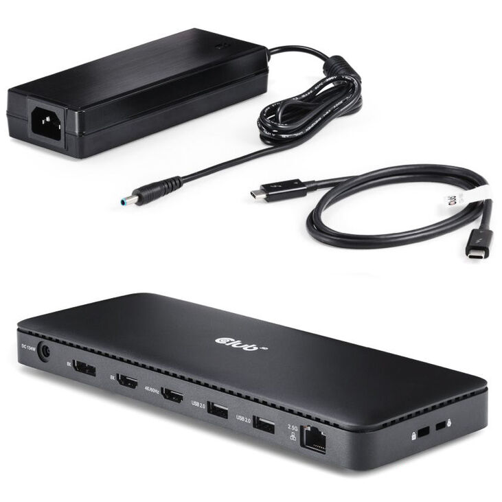 Club 3D Thunderbolt 4 zertifizierte 12-in-1-Dockingstation image number 3