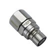 Koolance QD3 Schnellverschluss gerade m&auml;nnlich auf 16/10mm - no-spill, silber image number null