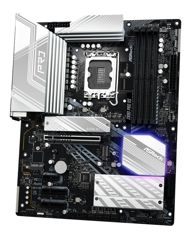 ASRock Z890 Pro RS, Intel Z890 motherboard, socket LGA 1851, Intel Z890, ATX, DDR5 image number 4