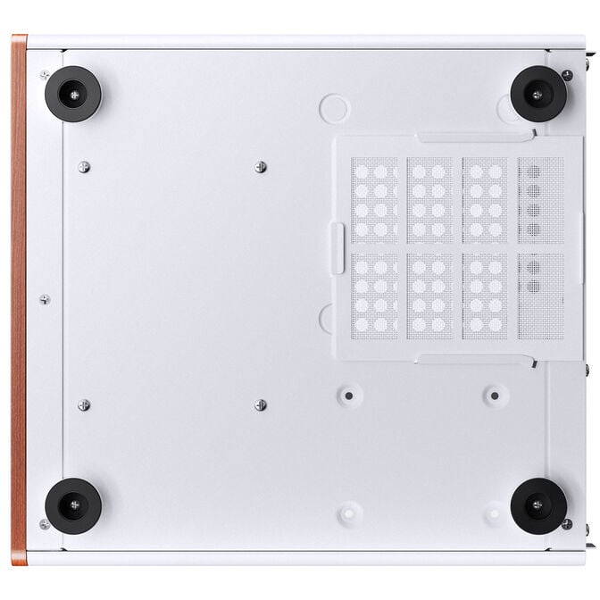 Jonsbo V12 PC Case, Mini Tower, Micro-ATX - White image number 2