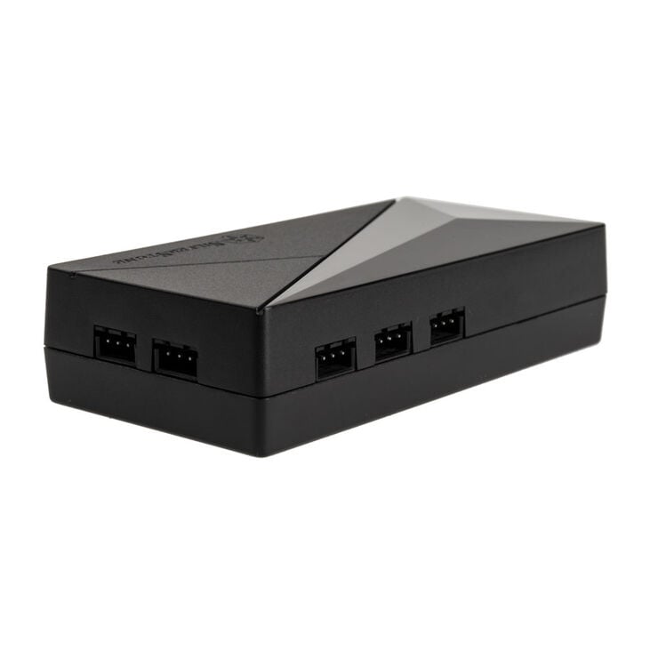 Noiseblocker NB-eLoop X B12-PS ARGB, PWM - 120mm, black + ARGB 8x Port Hub - 3-piece set image number 6