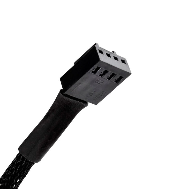 SilverStone Fan Hub 2x 10cm PWM - black image number 3