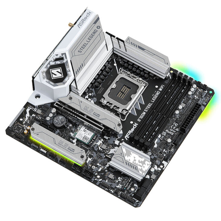 ASRock B760M Steel Legend WiFi, Intel B760 motherboard - Socket 1700, DDR5 image number 4