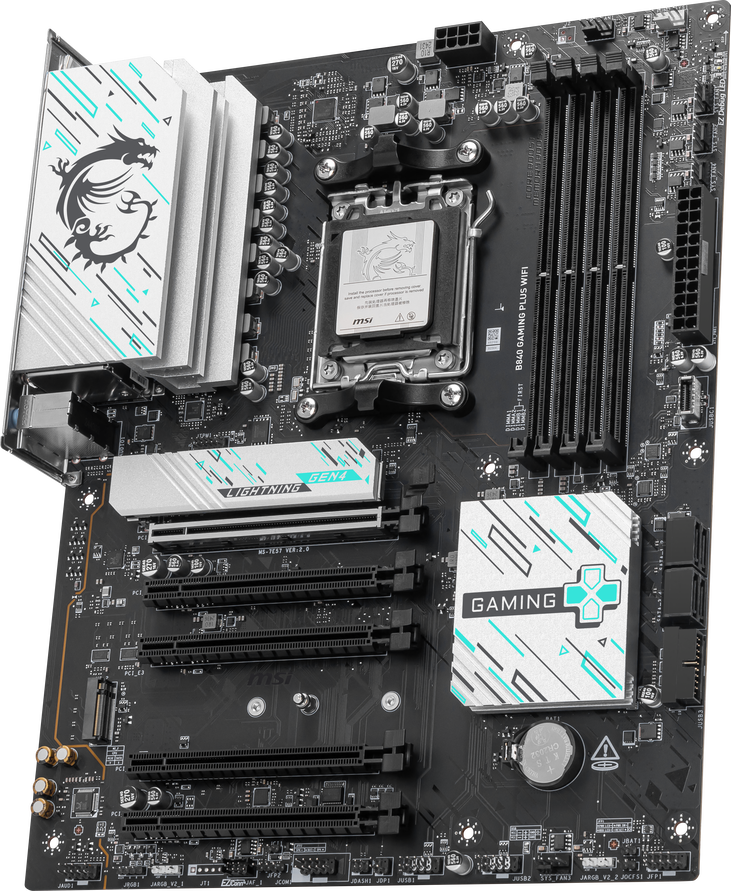MSI B840 Gaming Plus WiFi Motherboard, socket AM5, AMD B840, ATX, DDR5 image number 3