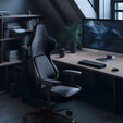 ThunderX3 CORE Modern Ergonomic Gaming Chair - Black image number null