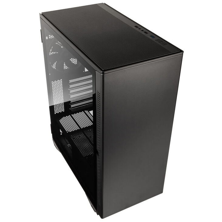Kolink Stronghold Barricade Midi-Tower - Gunmetal Grey image number 1