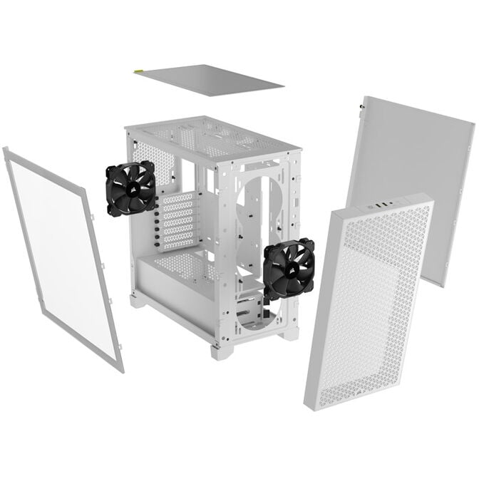 Corsair 3000D Airflow Tempered Glass Mid Tower - White image number 9