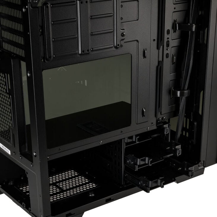 SilverStone SST-LD01B Lucid Micro ATX Tower, TG - weiß/schwarz image number 8
