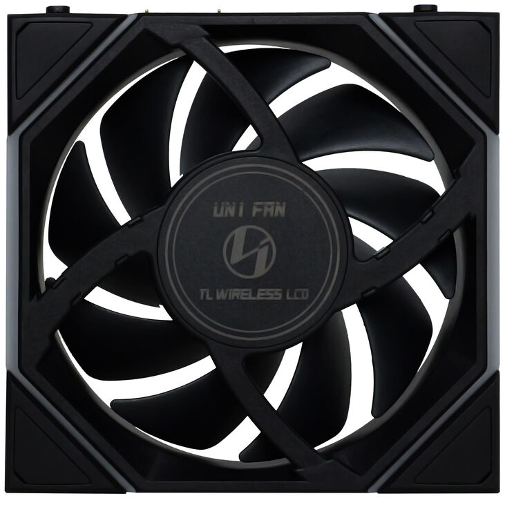 Lian Li UNI FAN TL Wireless LCD Lüfter, ARGB, PWM - Reverse Blade, 120mm, schwarz image number 4