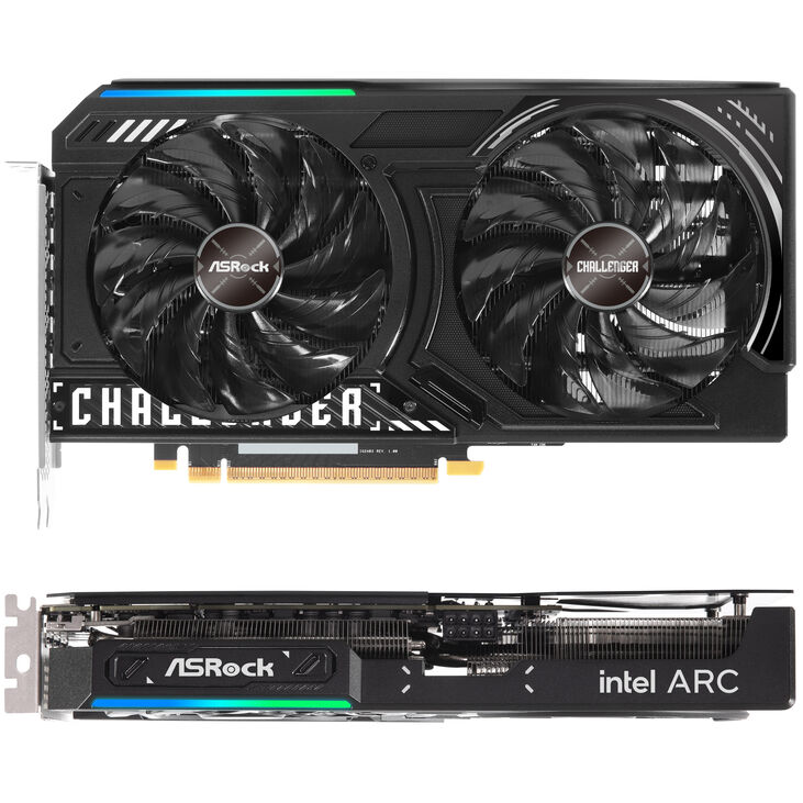 ASRock Arc B570 Challenger 10GB OC Graphics Card, 10240 MB GDDR6 image number 2