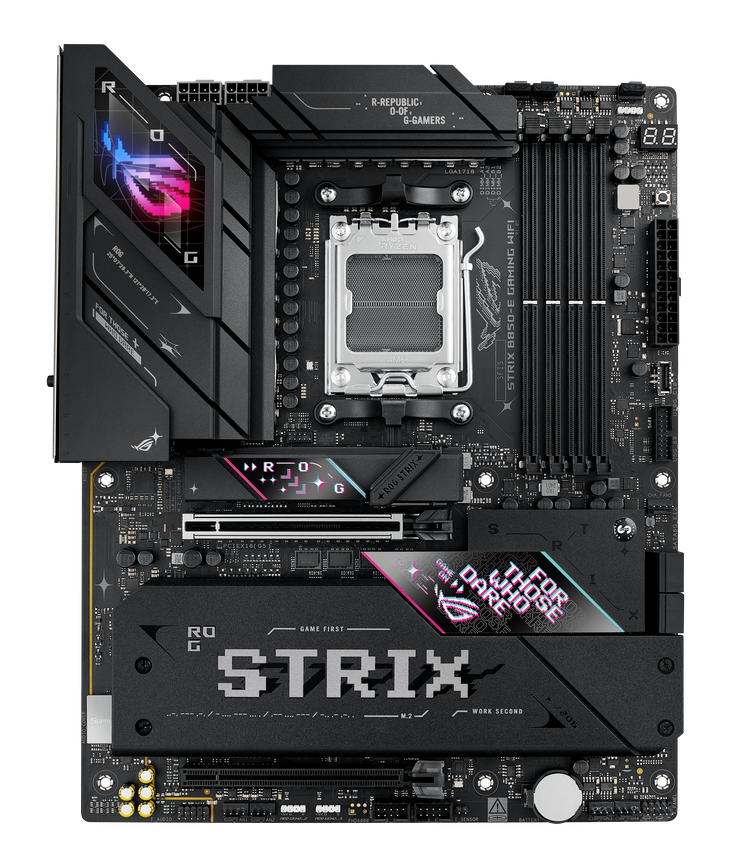 ASUS ROG STRIX B850-E Gaming WiFi Motherboard, Socket AM5, AMD B850, ATX, DDR5 image number 1