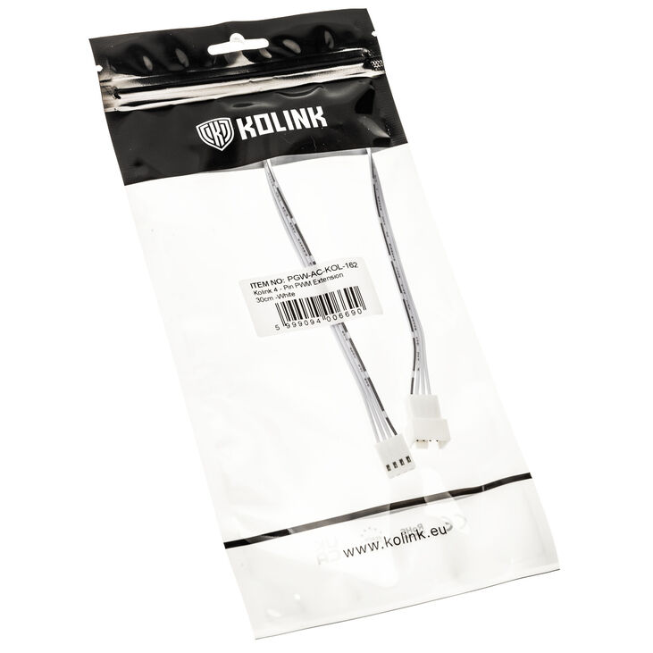 Kolink 4-Pin PWM Extension - 30cm, white image number 2