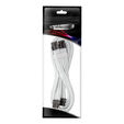 CableMod C-Series Pro ModMesh Bridged Anschlusskabel - 8+8-Pin PCIe, wei&szlig;, 60cm image number null