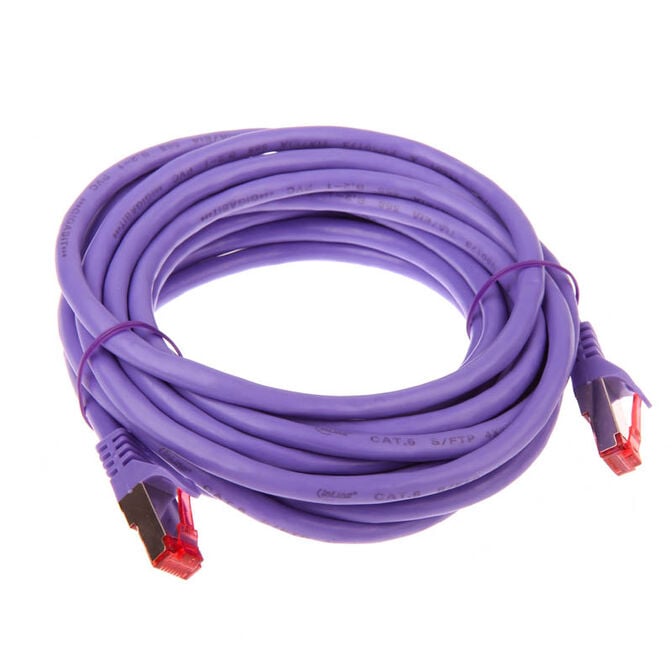 InLine Patchkabel Cat.6, S/FTP (PiMf), 250MHz, violett - 5m image number 1