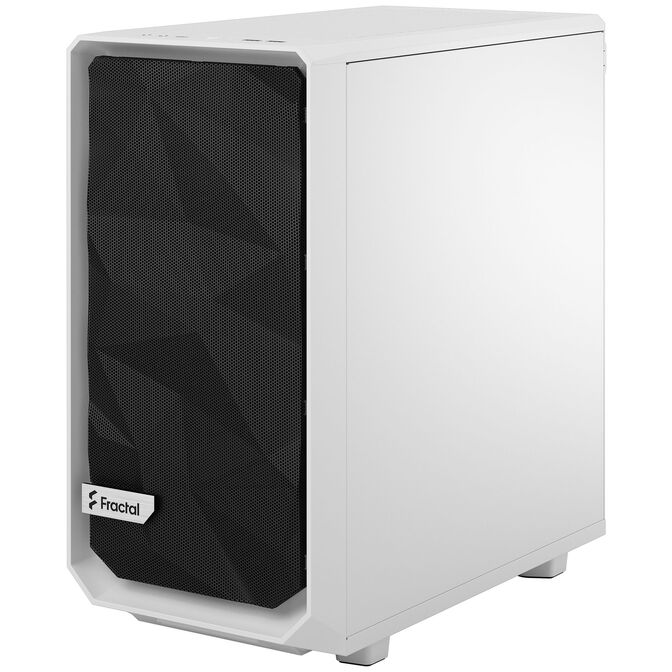 Fractal Design Meshify 2 Mini Micro-ATX Case, Tempered Glass - White image number 3