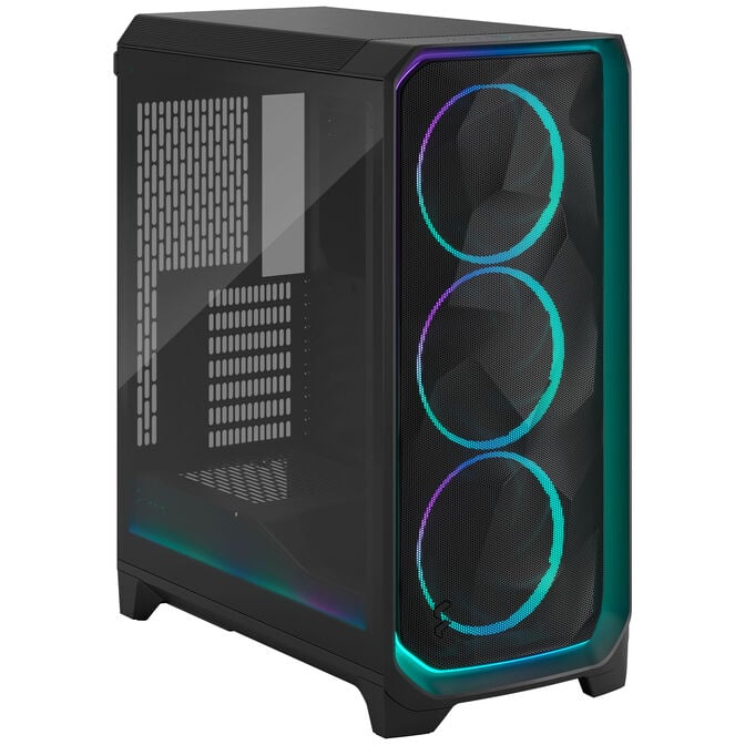 Fractal Design Meshify 3 Ambience Pro RGB TG Light PC-Geh&auml;use, Midi-Tower, E-ATX - schwarz image number 1