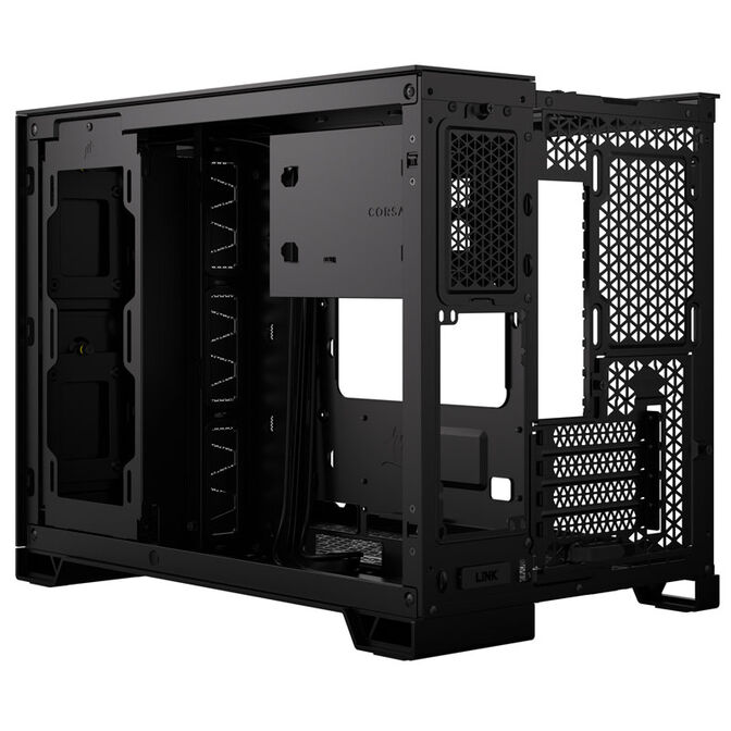 Corsair 250D Airflow Micro-ATX Case, Tempered Glass - black image number 8