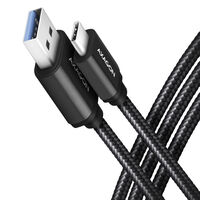 AXAGON BUCM3-AM10AB Kabel USB-C auf USB-A 3.2 Gen 1, schwarz - 1m