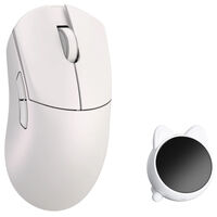 WLMOUSE HUAN Gaming Maus, Omron Optical Switches - wei&szlig;