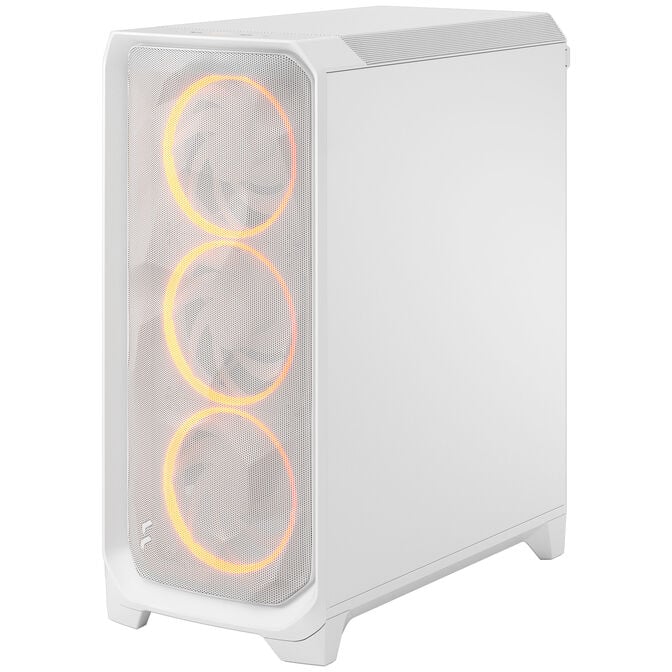 Fractal Design Meshify 3 RGB TG Clear PC-Geh&auml;use, Midi-Tower, E-ATX - wei&szlig; image number 3