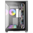 Antec C5 Computer Case, Mid-Tower, ATX, RGB, Tempered Glass - black image number null