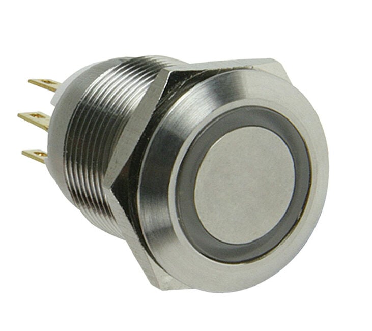 Lamptron Vandalismusschalter 19mm - Silverline - red image number 2