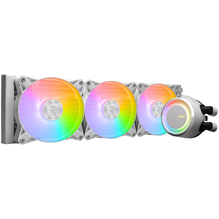 MSI MAG Coreliquid E360 White Complete Water Cooling - 360 mm image number 2