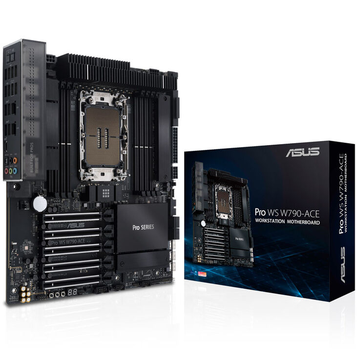 ASUS Pro WS W790-ACE Mainboard, Sockel LGA 4677, Intel W790,DDR5 image number 0