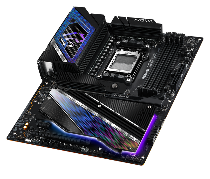 ASRock X870E Nova WiFi motherboard, socket AM5, AMD X870E, ATX, DDR5 image number 6