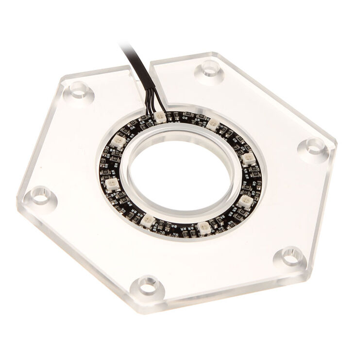 Bitspower Hexagon Add-On for reservoir, RGB image number 0