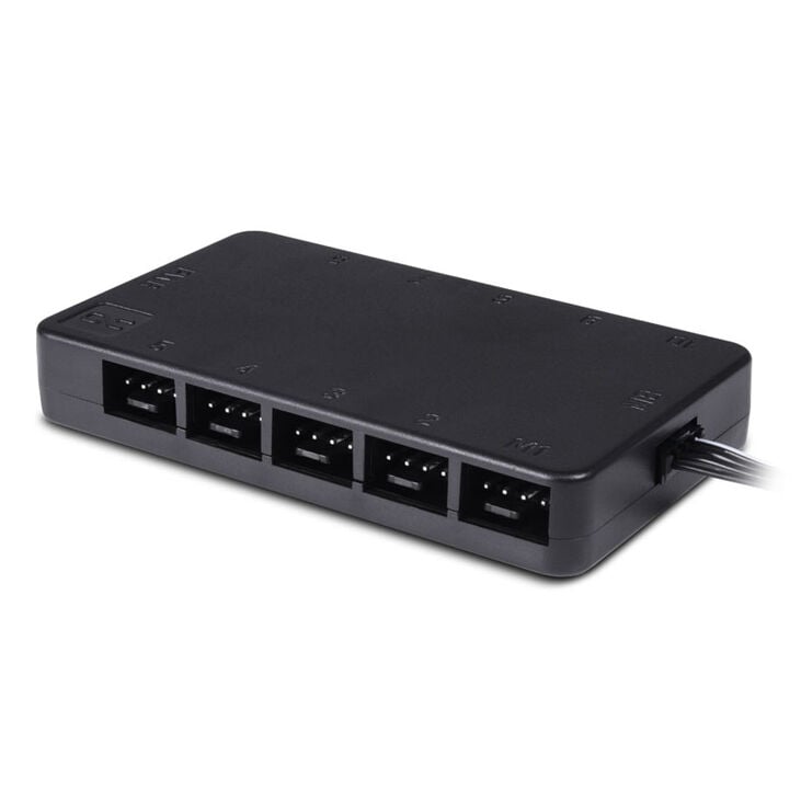 Alphacool Core 10x 4-Pin PWM Splitter - schwarz image number 3