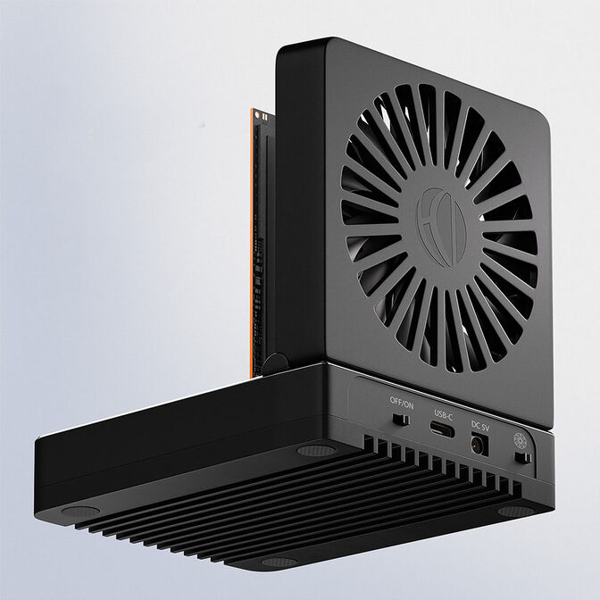 AXAGON ADSA-M2C22 Docking Station, Dual SSD Clone Function, USB-C 3.2 20 Gbit/s image number 1