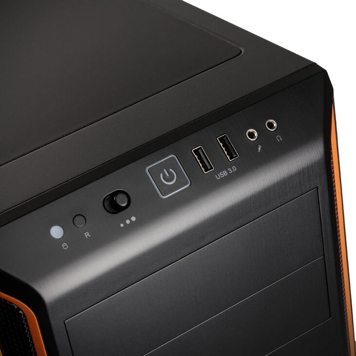 be quiet! Pure Base 600 Mid Tower - orange Window image number 4