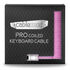 CableMod PRO Coiled Keyboard Cable USB-C zu USB Typ A, Strawberry Cream - 150cm image number null