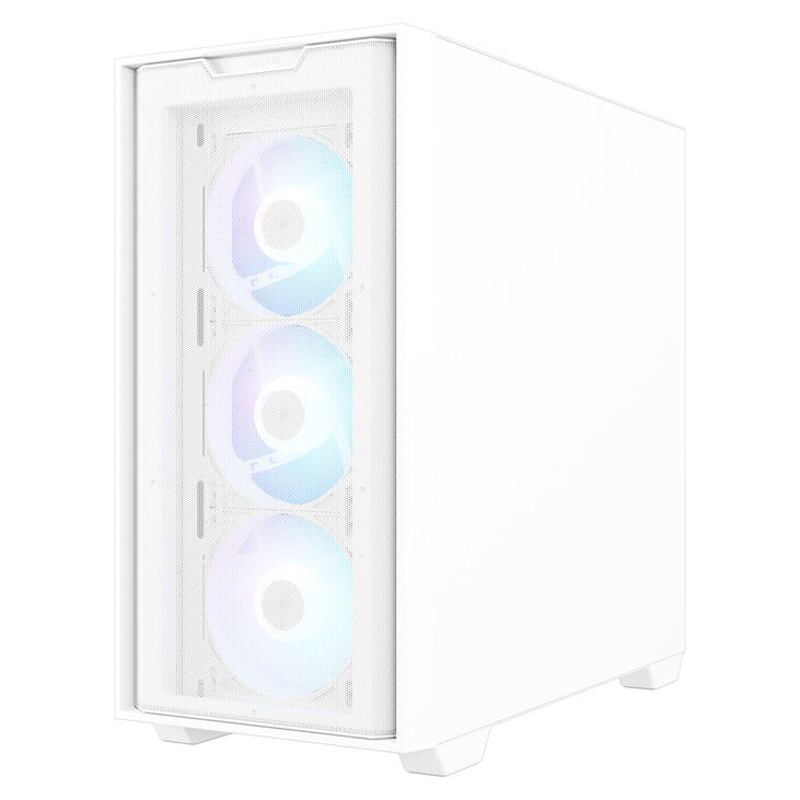 ASUS A21 PLUS PC-Gehäuse, Mini-Tower, Micro-ATX, RGB, Tempered Glass - weiß image number 2