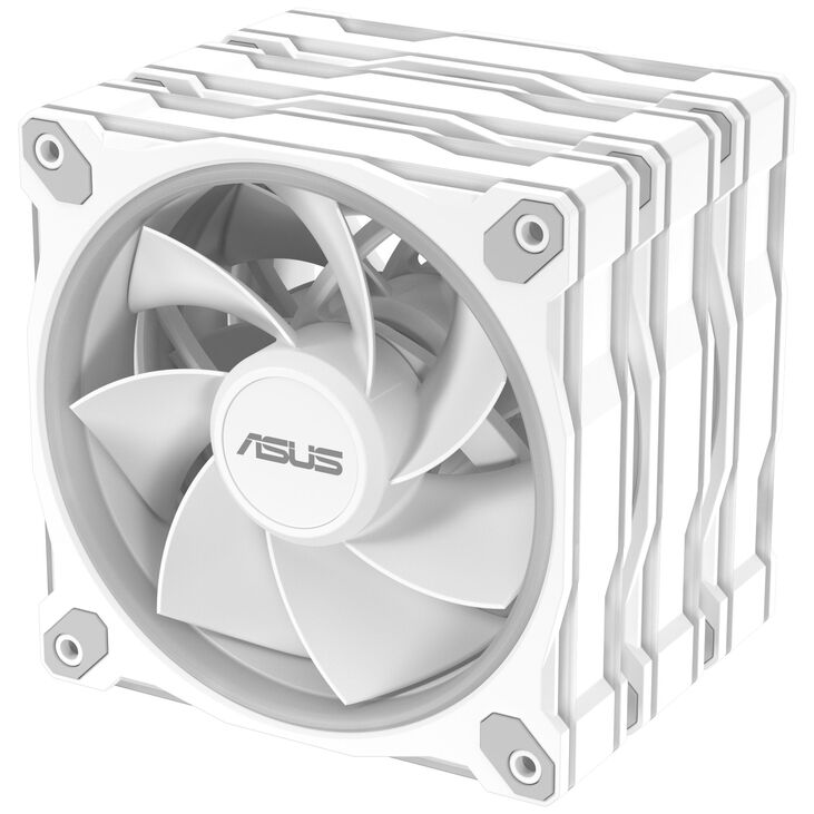 ASUS Prime MR120 ARGB Fan, PWM, Reverse - 120mm, white, pack of 3 image number 11
