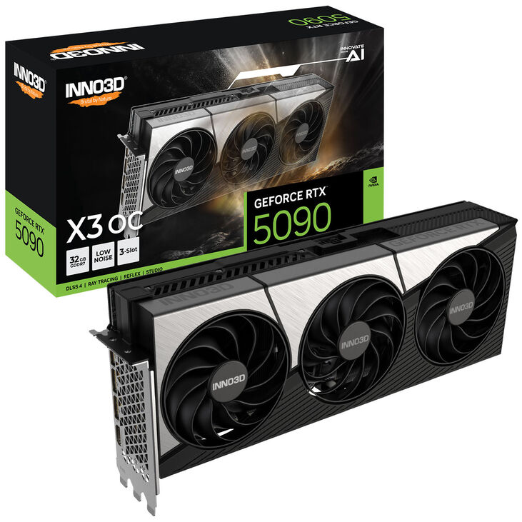 INNO3D GeForce RTX 5090 X3 OC, 32768 MB GDDR7 image number 0