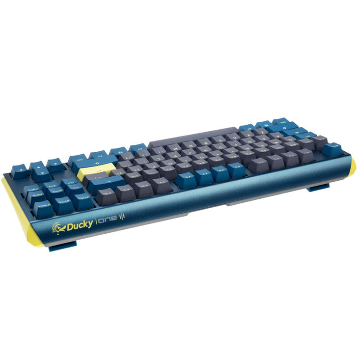 Ducky One 3 Daybreak TKL Gaming Keyboard, RGB LED - MX-Blue (US) image number 2