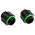 Bitspower Touchaqua Adapter gerade G1/4 Zoll AG auf G1/4 Zoll AG - 2er Pack, schwarz image number null