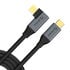 Akasa USB Typ C zu USB Typ C 100W PD Ladekabel, gewinkelt - schwarz image number null