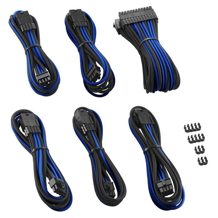 CableMod PRO ModMesh Cable Extension Kit - schwarz/blau image number 1