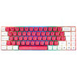 GAMIAC TKL69G SF Gaming Keyboard, Kailh Blue Switches, RGB - white/red image number null