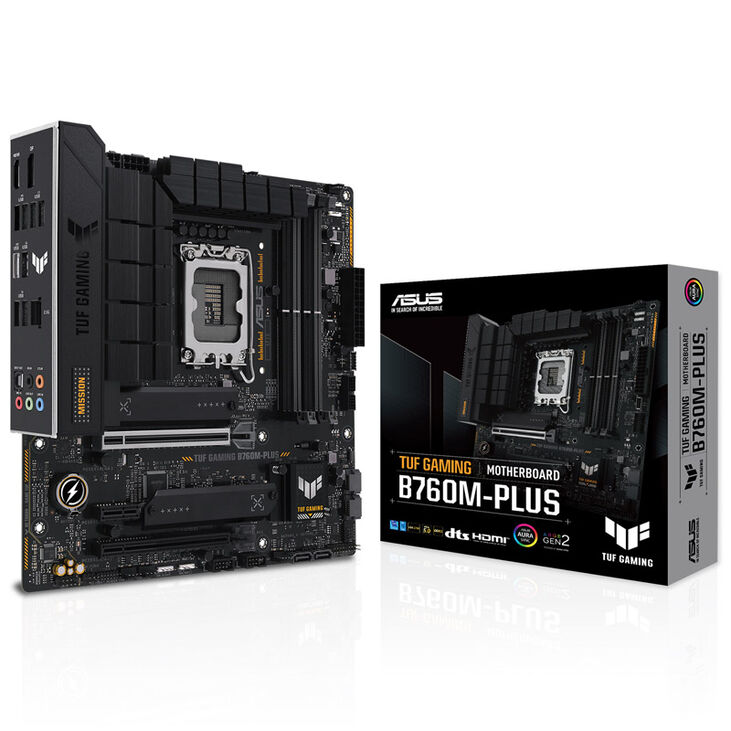 ASUS TUF Gaming B760M-Plus, Intel B760 Mainboard, Sockel 1700, DDR5 image number 0